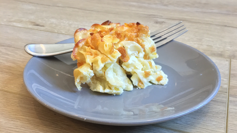 Illustration for article titled How to make my noodle kugel, a glorified pasta cheesecake